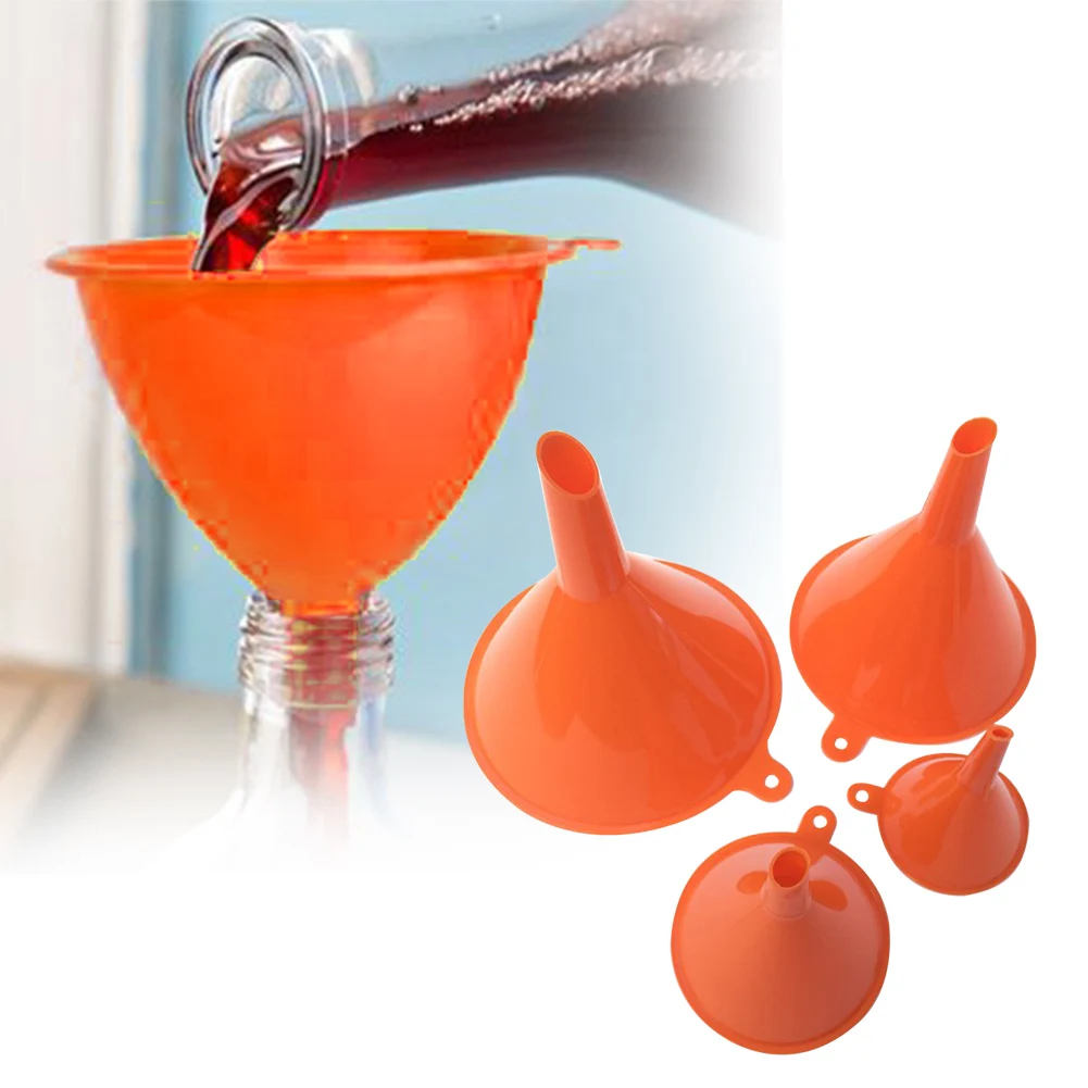 4 шт. Воронка дома портативный автомобильный инструмент для заправки топлива