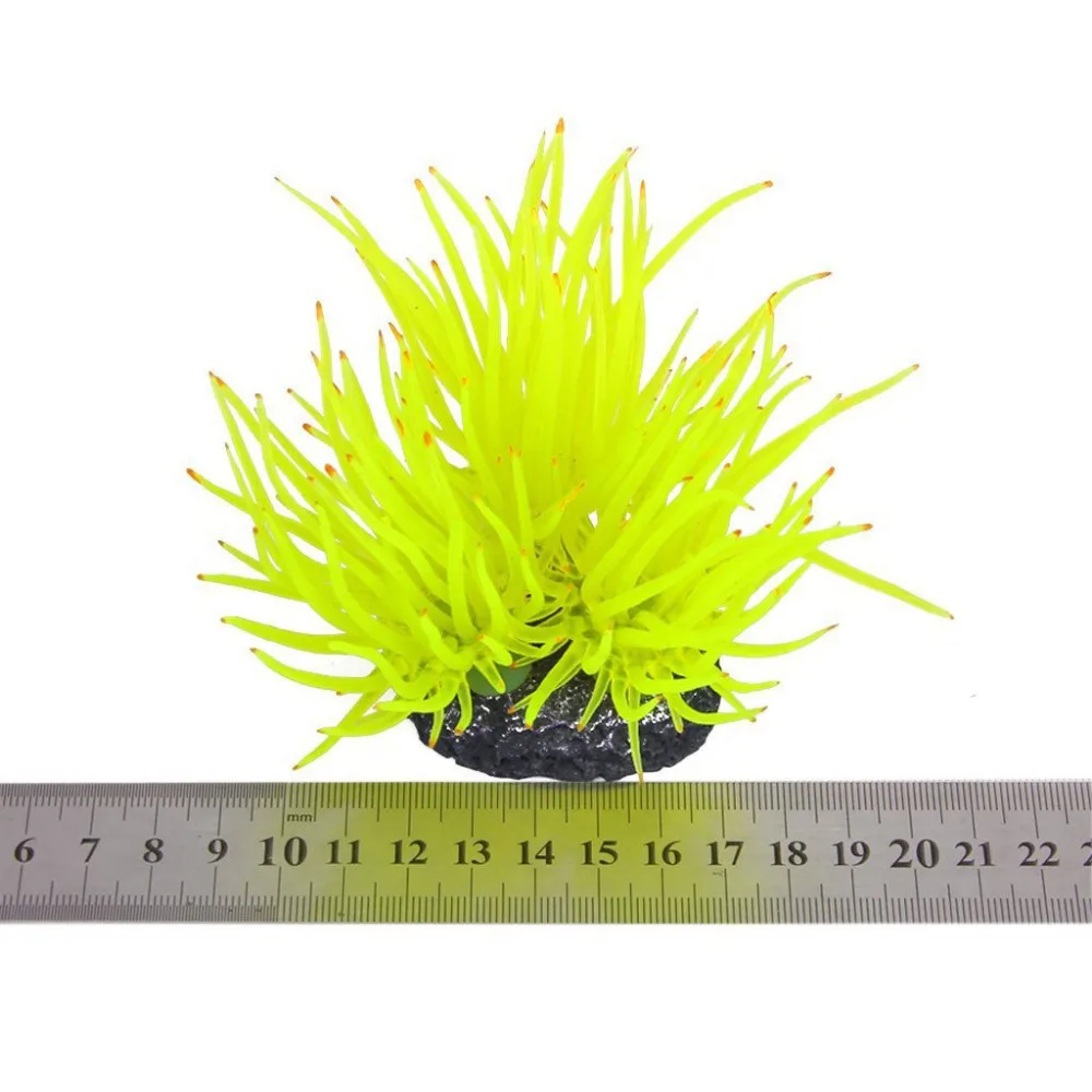 Aquarium Plant Decoration 164g Plastic Plants For Aquarium Fish Tank Artificial Coral Plant Underwater Ornament Decor L611
