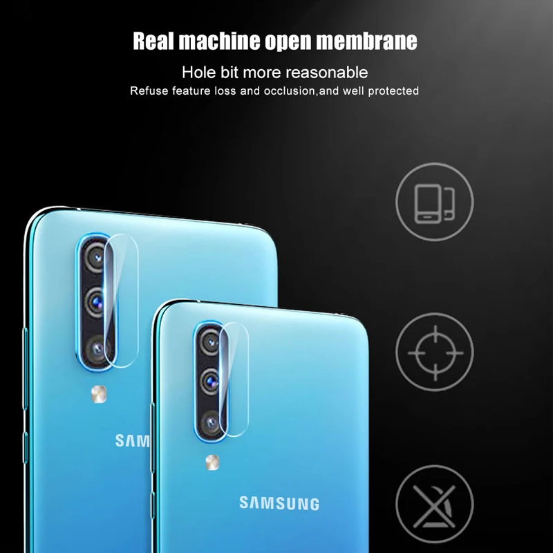 2 шт для задней панели Камера защитное устройство для объектива для samsung Galaxy A50 A70 A80 A60 A40 A40S A30 A20 A10 A750 A90 защитная пленка из закаленного стекла