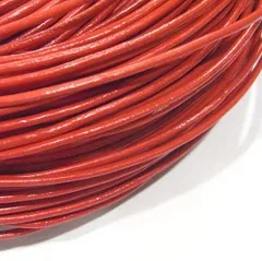 Круглый шнурок для ювелирных изделий из натуральной коровьей кожи длина 2 мм 100 м