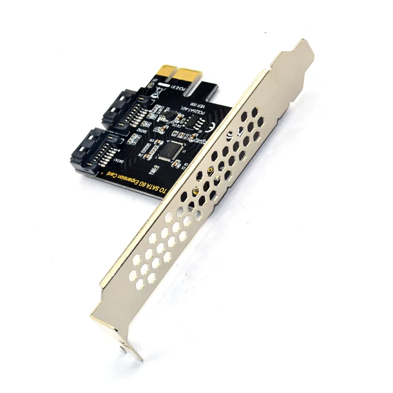 PCI Express SATA 3 контроллер карты, 2 порта PCIe SATA III 6 ГБ/сек. внутренний адаптер конвертер для настольного ПК поддержка SSD и HDD w