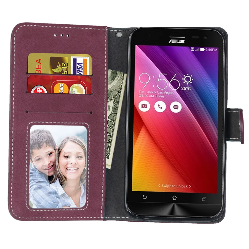 Модные jovtini для Asus Zenfone 2 Laser ZE550KL 5.5 дюймовый корпус из искусственного нубука