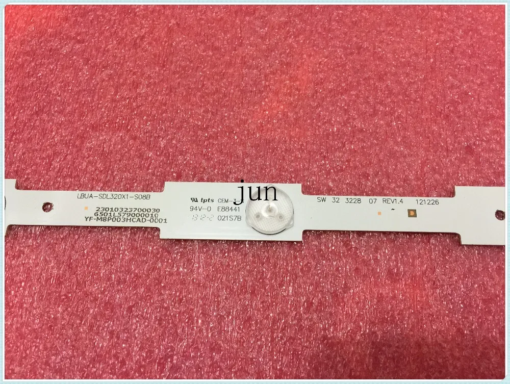 Оригинальные 39 дюймовые светодиодные ленты 10 шт./лот с пленкой для оптических