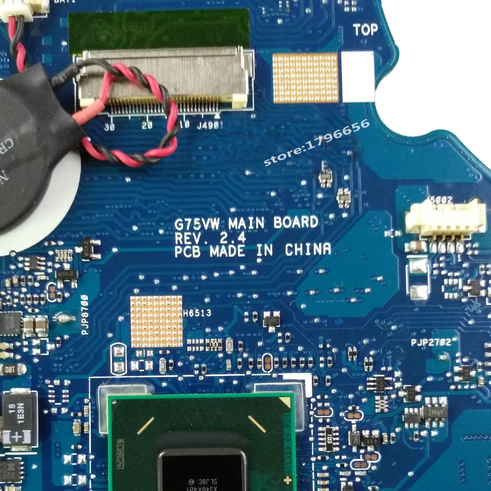 Для ASUS G75V G75VX G75VW 2D/3D HM65 DDR3 материнская плата для ноутбука протестированная работа оригинальная материнская плата Поддержка GTX660M GTX670M