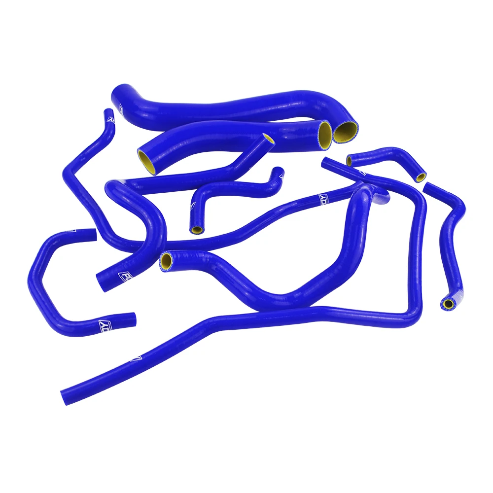 Wlr-синий 10 шт. силиконовый радиатор охлаждения Шланг для 2001-2006 Subaru Impreza WRX 2,0 T EJ205 EJ20 GDB GD с логотип pqy