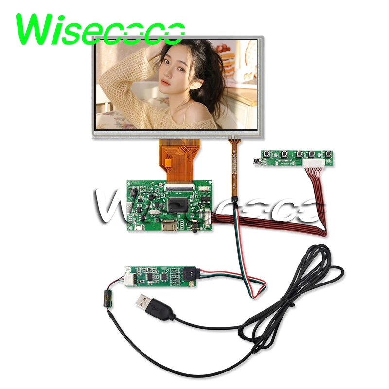 Резистивный сенсорный экран 7,0 дюймов 800*480 TFT LCD HDMI FPC 50pin драйвер платы модуль ЖК-монитора DIY Kit