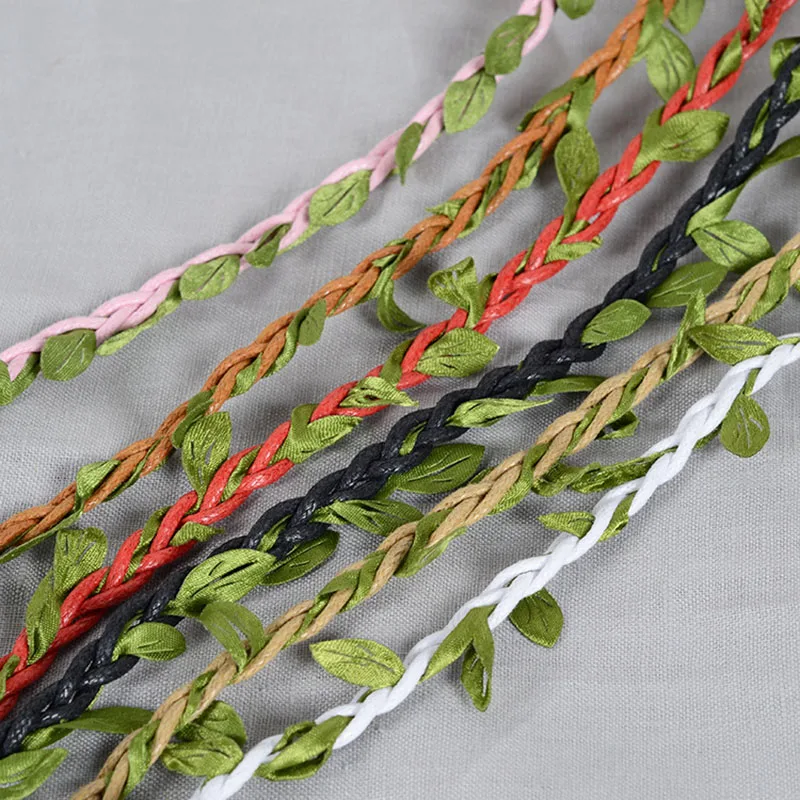 2019 New 10M DIY Leaf Rope Natural Hessian Jute Wedding Decoration Twine Burlap Ribbon Craft Vintage Home Party Decor | Дом и сад