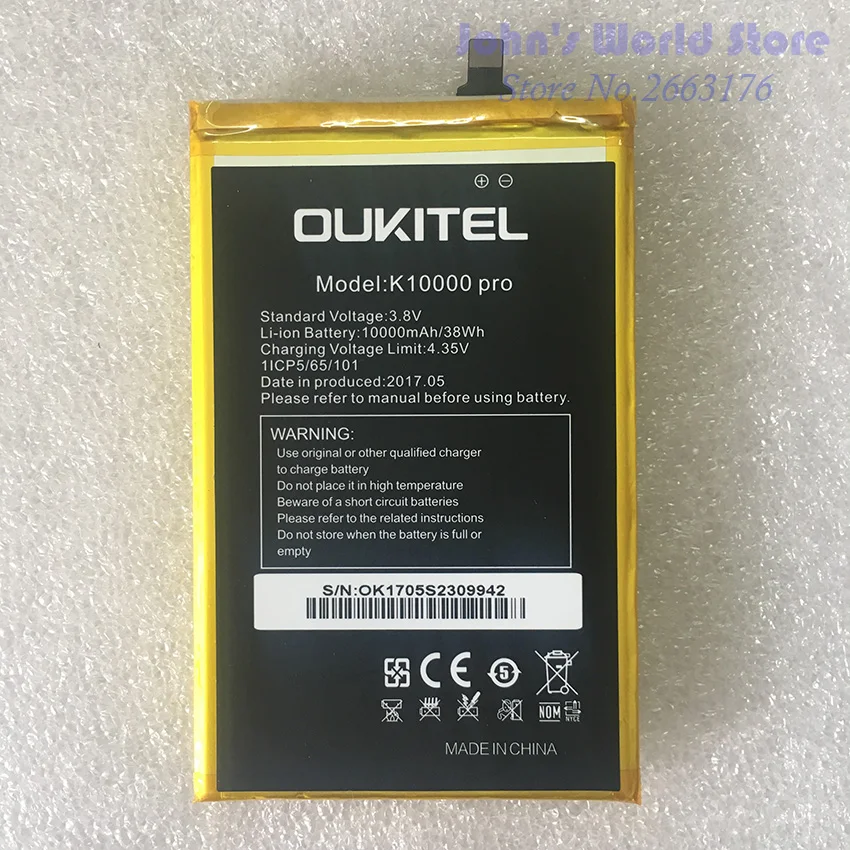 Аккумулятор Oukitel k10000 Pro/mix 100% оригинальный аккумулятор большой емкости 10000 мАч