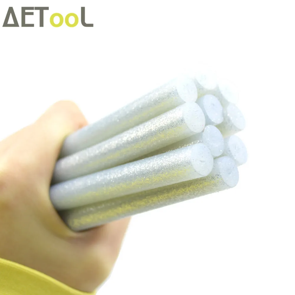 AETool Щепка Цвет звезды 11x180 палочки термоклея 11 мм для тепло палку клея своими руками Сделай Сам ремесленные Альбом Ремонт Аксессуары Клей