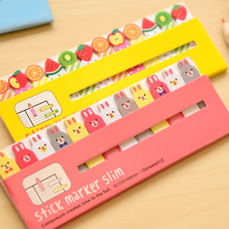 Корейские Канцтовары Diy милые Мультяшные животные лягушка кролик любовь арбуз