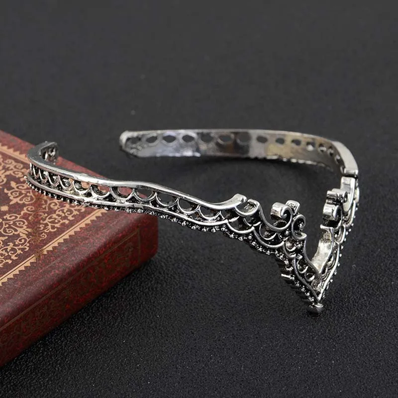 Модные Ретро преувеличенные ювелирные изделия в богемном стиле открытые полые