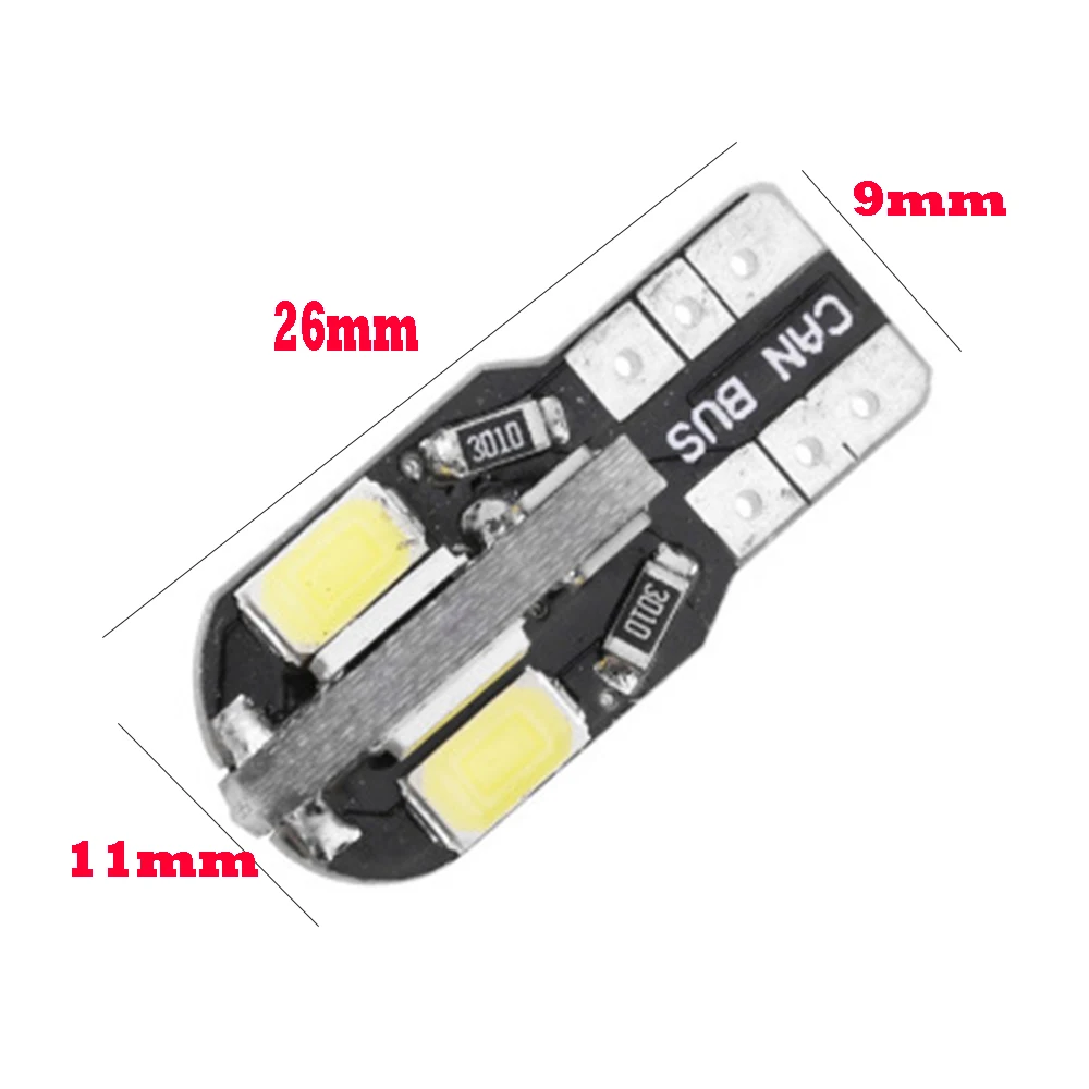 YSY 20 шт. T10 8SMD 5630 Светодиодный светильник для автомобиля Canbus NO OBC Ошибка Авто Клин