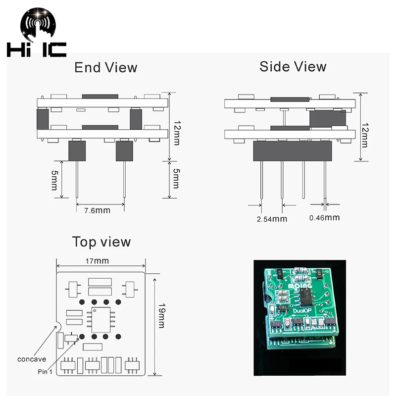 Аудио полностью дискретный компонентный операционный усилитель Hi Fi зритель