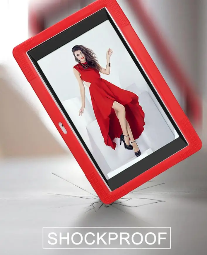 Carprie универсальный силиконовый чехол для 10 10,1 дюймов Android Tablet PC 18Mar22 Прямая поставка F