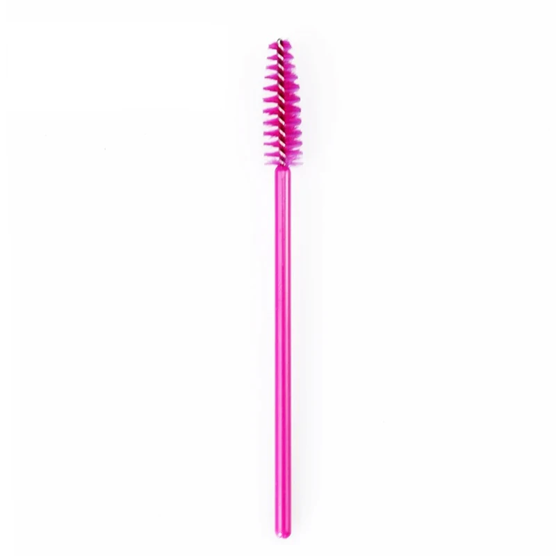 red 100PCS MIKIWI 100 шт. щетка для ресниц Макияж щеточки Одноразовые Тушь для ресниц палочки аппликаторы для ресниц косметические кисти инструменты для макияжа - Цвет: red 100PCS