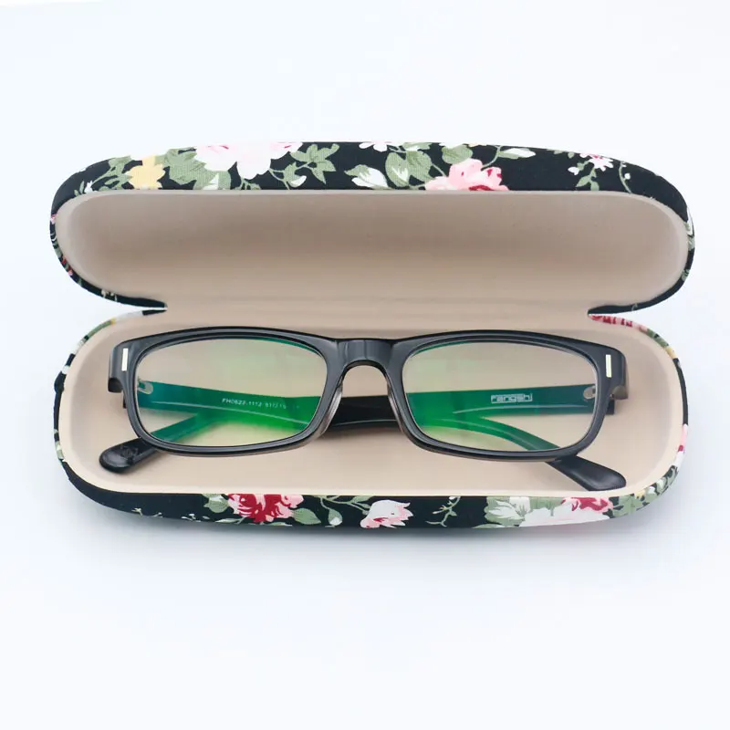 Retro Chinese style Eyewear case men women clean cloth elegant eyeglass Box Art Painting Glasses Case 4 Colors YY-007 | Дом и сад