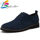 Модные мужские кожаные туфли, классические роскошные деловые повседневные Формальные туфли-оксфорды для мужчин, Мокасины, высококачественные Замшевые классические туфли