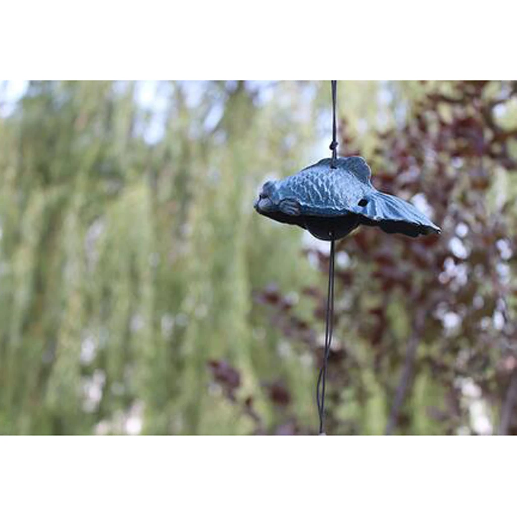 Японская Золотая рыбка Furin Windchime чугунный храм садовый домашний декор