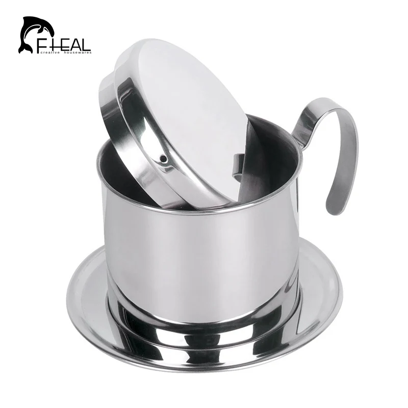 FHEAL Вьетнам Кофе кувшин Нержавеющая сталь металла кружка вьетнамский Капельного