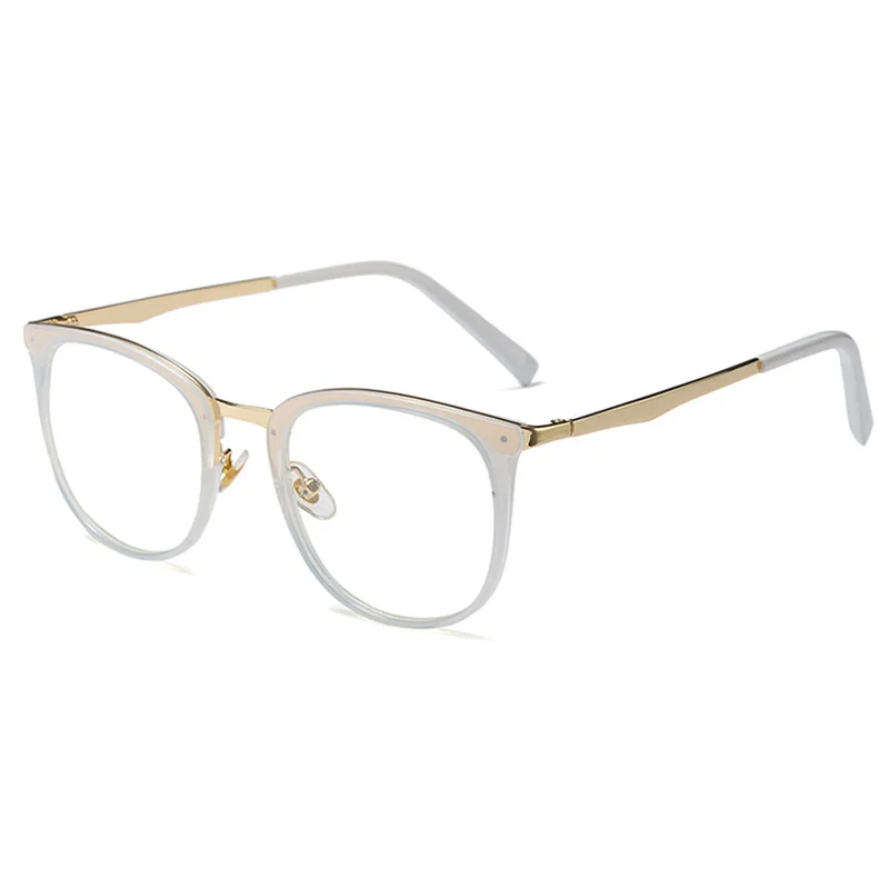 YDO New Optical Glasses Frame Women Round Glasses Frames Female Prescription Vintage Acetate Ultralight Clear Reading Glasses