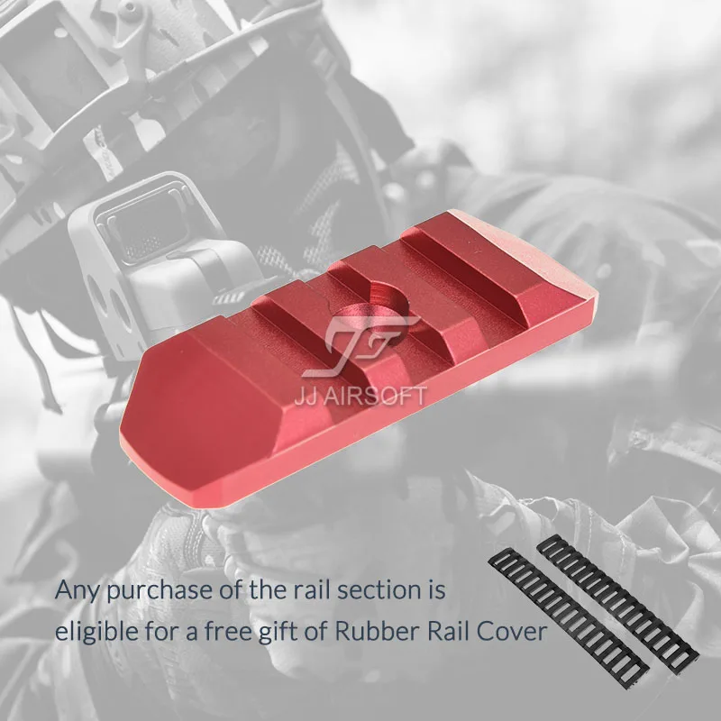 ACI 3 слота KeyMod Rail CNC легкий (черный/красный/песочный/серебристый) купить один