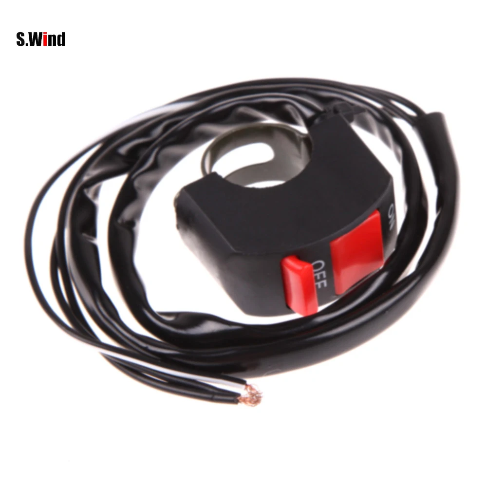 Универсальный мотоциклетный руль стоп переключатель ВКЛ-ВЫКЛ кнопочный для