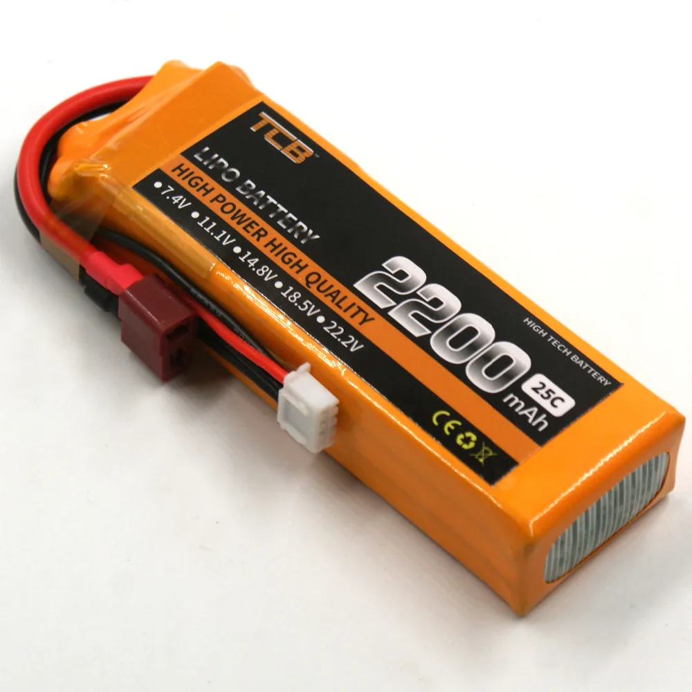 TCB RC Lipo батарея 11 1 V 2200 Mah 3 S 25C для вертолет Квадрокоптер с дистанционным