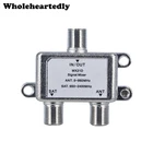 Высококачественный 2-в-1 двухсторонний дуплексный смеситель для ТВ сигналов спутниковый Sat коаксиальный комбайнер кабель сплиттер переключатель