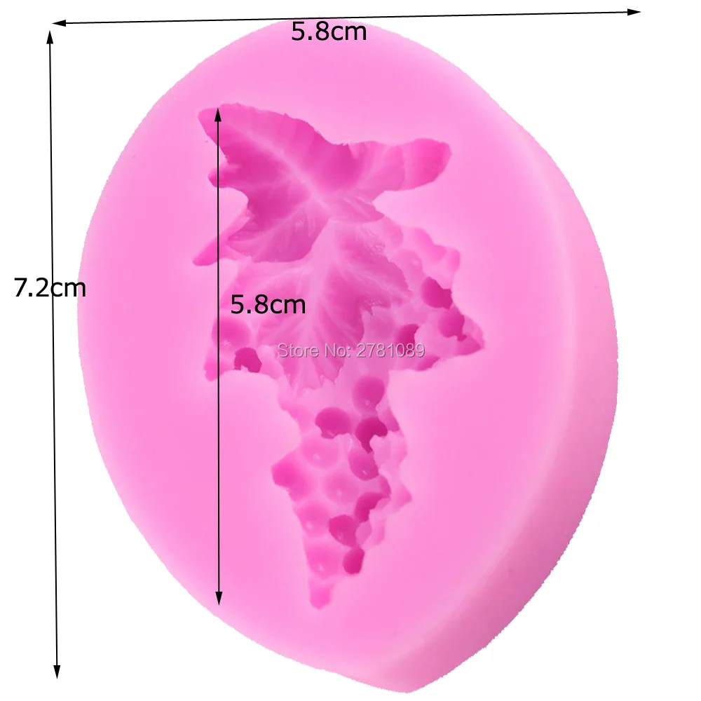 1 шт. винограда лампы в форме свечи формы мыла прессформы Кухня выпечки смолы