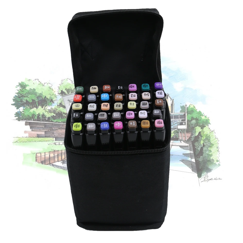 TouchFIVE 30/40/60/80 цветов маркеры для рисования авторучка анимации эскиз набор