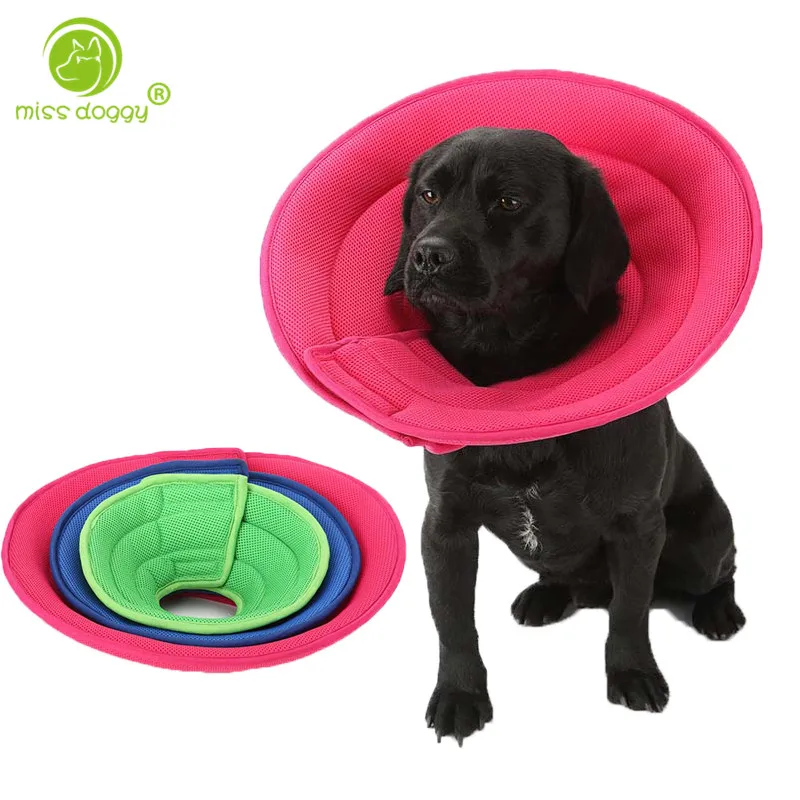 Дышащий крутой собачий елизабетанский ошейник для маленьких собак мягкий щенка