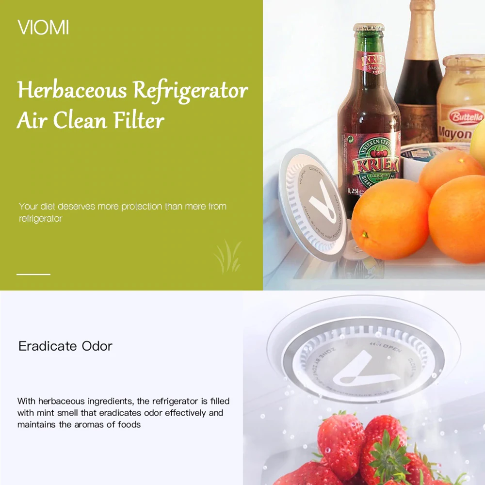 Xiaomi Viomi VF1 Herbaceous холодильник Air Clean средство фильтр стерилизации Deorderizer для овощей