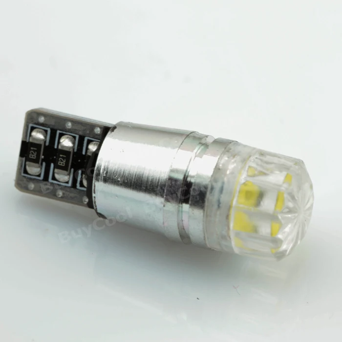 1 шт. LED 501 T10 W5W Ксеноновые белые автомобильные лампы SIDELIGHT вогнутые линзы 5000K чисто