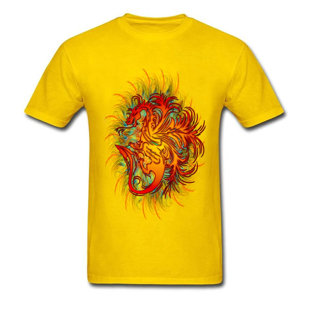 Летняя и осенняя футболка из чистого хлопка с вырезом лодочкой драконом