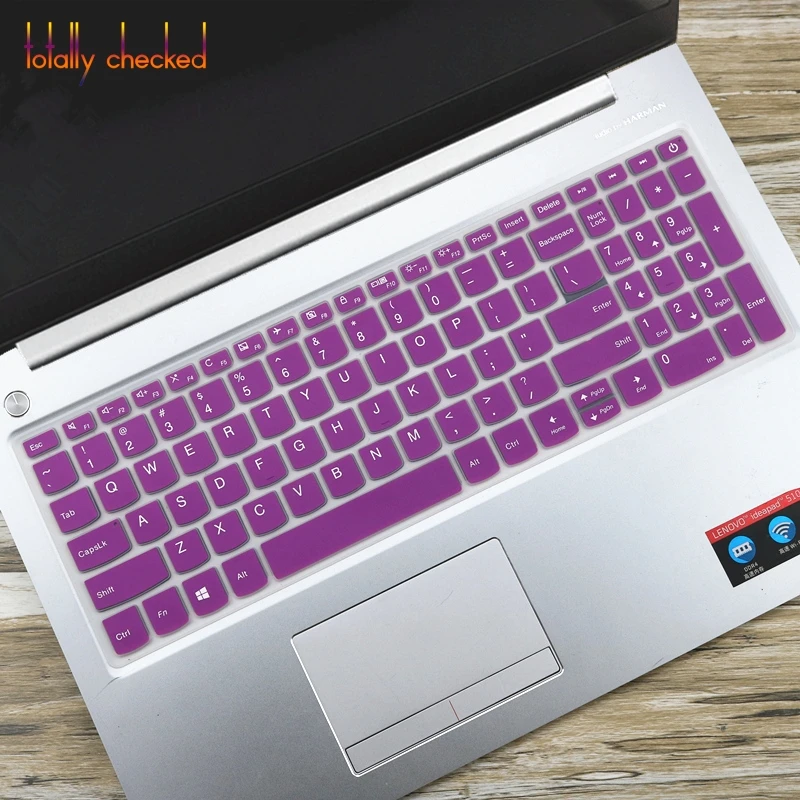 purple Чехол для клавиатуры ноутбука для lenovo Ideapad 720 s 15 720S-15IKBR 330 330-15ikb 330-15igm 330-15ast 330-15ich 330-15ikbr 15,6 дюймов - Цвет: purple