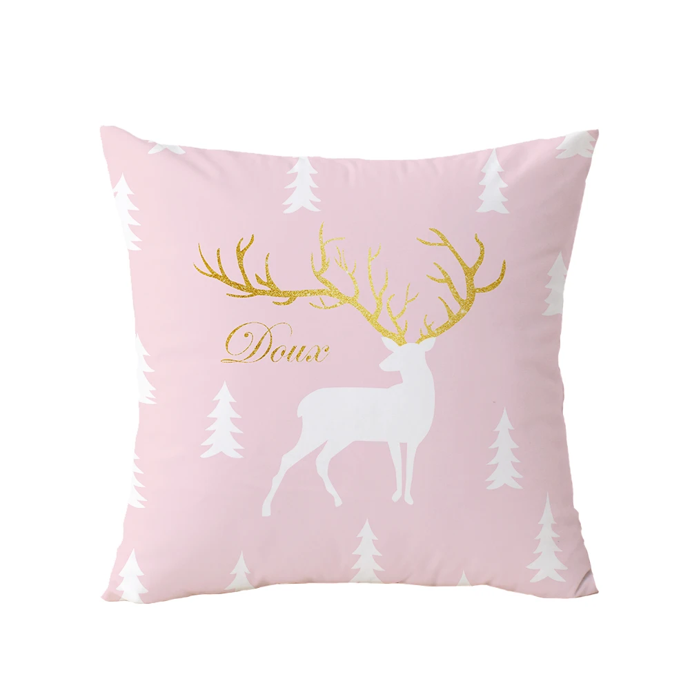 Розовые Фламинго геометрический чехол для подушки домашний декор дивана 45*45 см