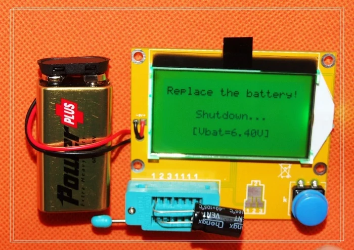 Графический Многофункциональный тестер конденсатора индуктивность резистор SCR