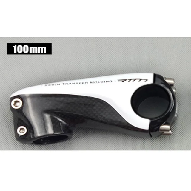 White Glossy 100MM TMAEX полный карбоновый стволовый велосипед дорога/MTB рулевой велосипедный вынос горный велосипед стволовых дизайн матовый/глянцевый 31,8*80/90/100/110 мм запчасти дорожных велосипедов - Цвет: White Glossy 100MM