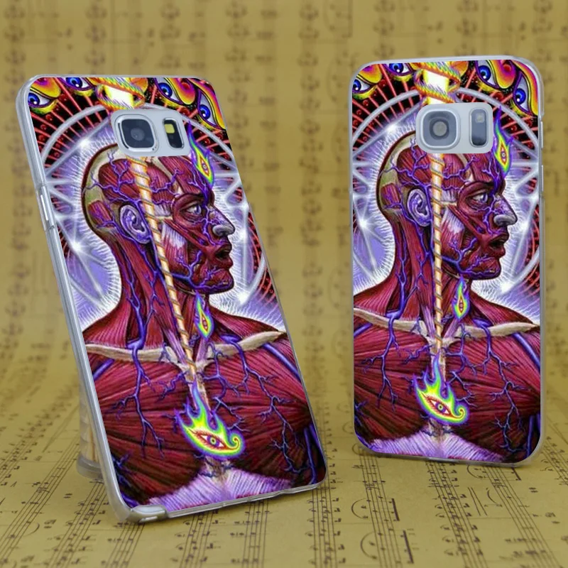 B4057 Инструмент Rock Band Прозрачный Жесткий PC Case Cover For Samsung Galaxy S 3 4 5 6 7 Мини Края Плюс