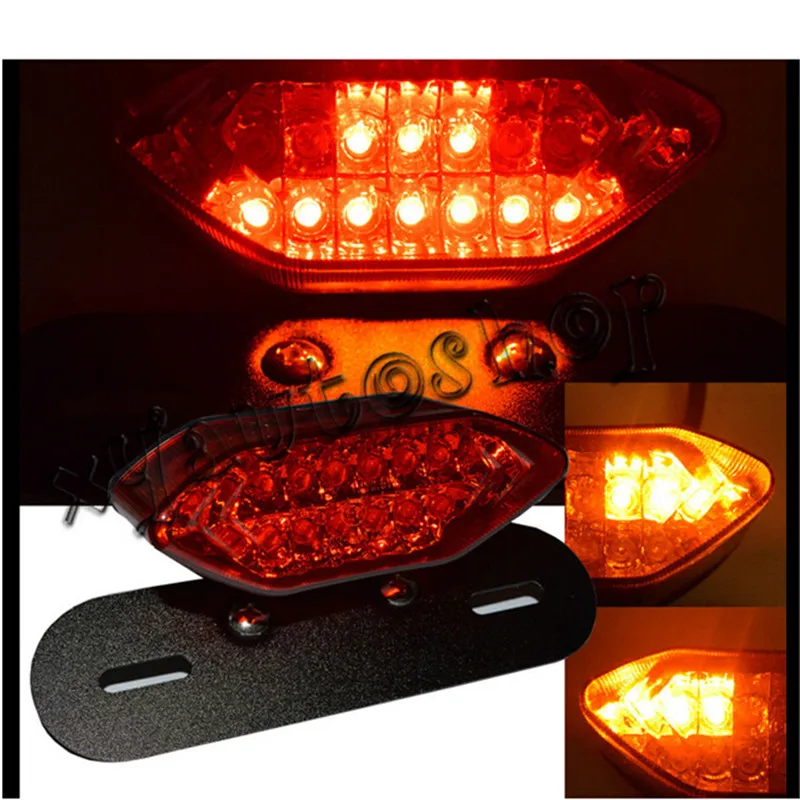 Лидер продаж черные и красные линзы аксессуары для мотоциклов стоп сигнал kawasaki