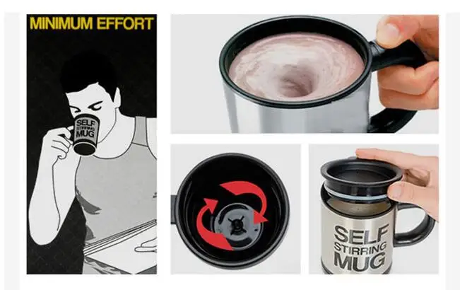 5 цветов Lazy Tazas самоперемешивающаяся кружка кофейная чашка умные кружки из нержавеющей стали Copos Inox чайная чашка