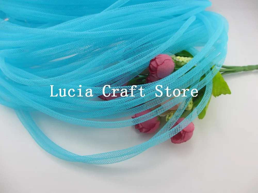 Lucia crafts приблизительно 38-44 метров 4,5 мм нейлоновый сетчатый пояс ручной работы цветочный материал M0402