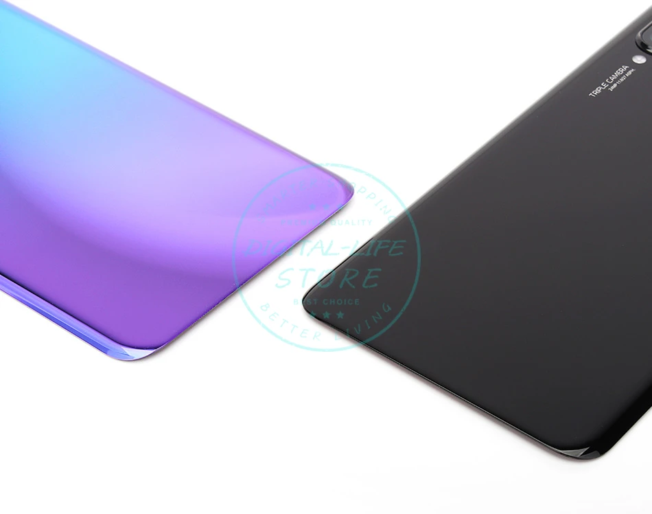 Для huawei Nova 4e/P30 Lite оригинальная Задняя крышка батареи+ камера Стекло Объектив батарейный корпус двери P30Lite запасные части