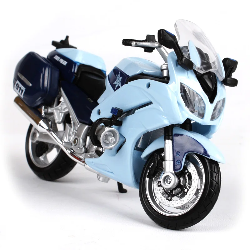 Maisto 1:18 Yamaha fjr 1300j Белый Синий Черный мотоцикл литье под давлением для полиции
