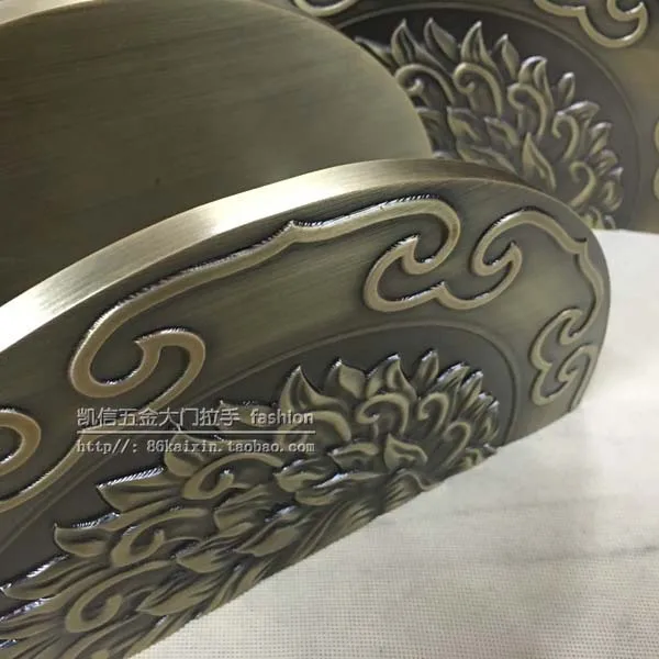 Резная полукруглая дверь китайская антикварная ручка двери деревянная