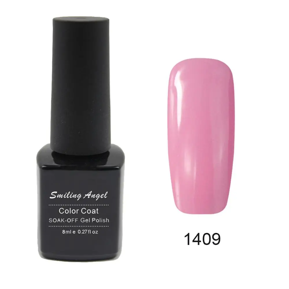 1409 Улыбчивый ангелочек Новые 8 мл GelPolish Гели для ногтей uv/LED Soak Off UV Гель для ногтей Лаки с высокое качество Vernis полу постоянный 05 - Цвет: 1409