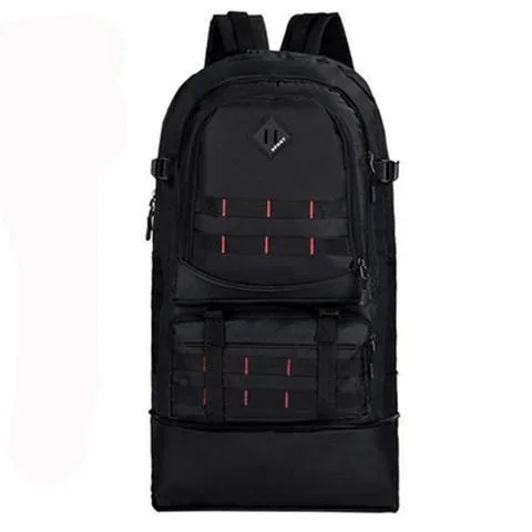 80L Man Large Capacity travel backpack Tactical Military Backpacks Packet Assault Outdoor Hiking Bags Camping Mountaineering Bag | Багаж и