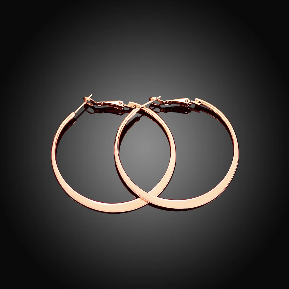 Обруч серьги огромный Приятно золото Цвет прочный GiftDrop доставка Заводская цена