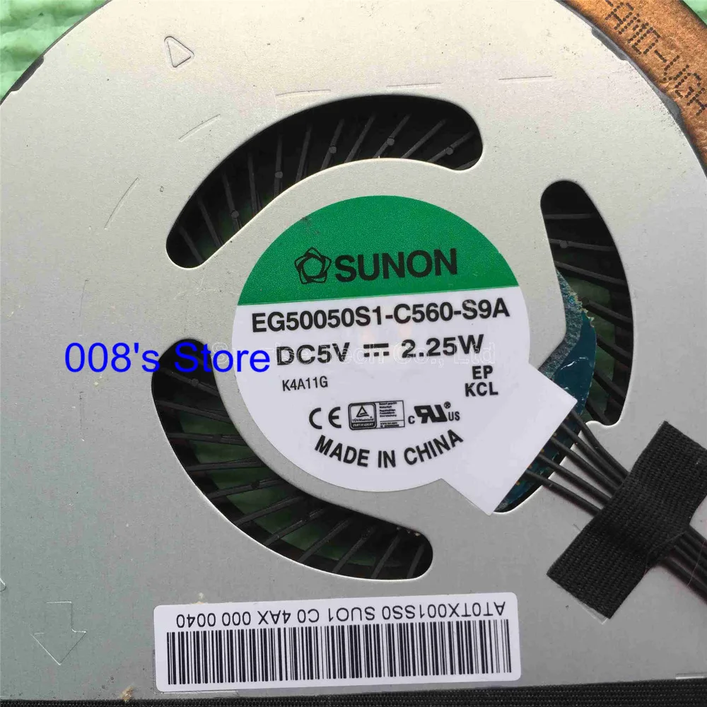 Новый кулер вентилятор радиатора для Lenovo ThinkPad E550 E555 E550C 00HN698 ЦП AMD EG50050S1-C560-S9A |