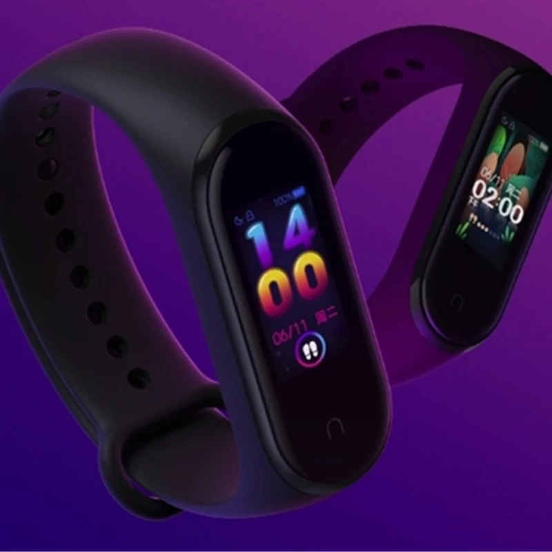 Xiaomi mi-браслет 4 плавания 5 АТМ шагомер спортивный смарт-браслет 0,9" цветной AMOLED экран mi Band 3 Bluetooth 5,0 smartband